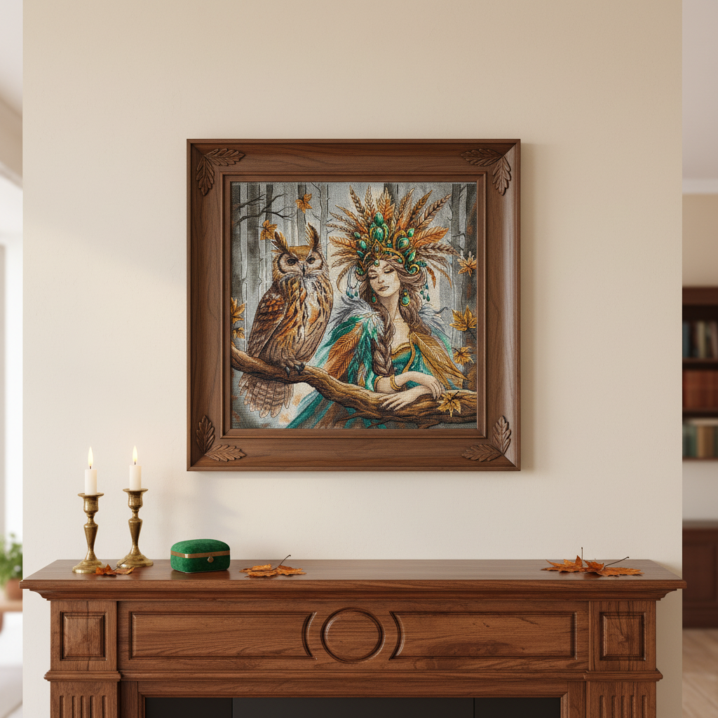 The Queen of the Forest - Cross Stitch Kit AVA P019