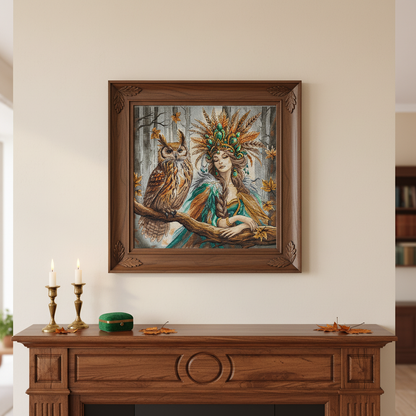 The Queen of the Forest - Cross Stitch Kit AVA P019