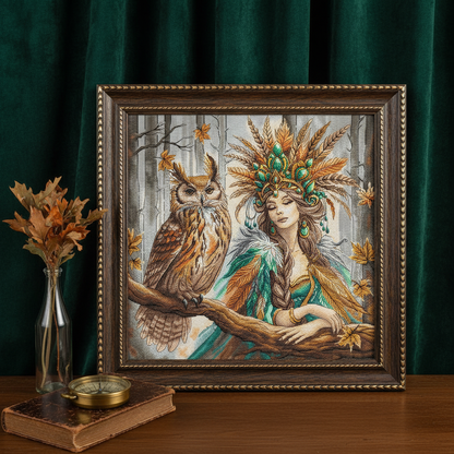 The Queen of the Forest - Cross Stitch Kit AVA P019