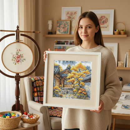 Golden Trees - Cross Stitch Kit AVA P118