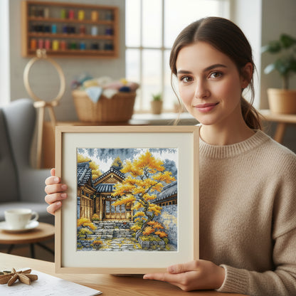 Golden Trees - Cross Stitch Kit AVA P118